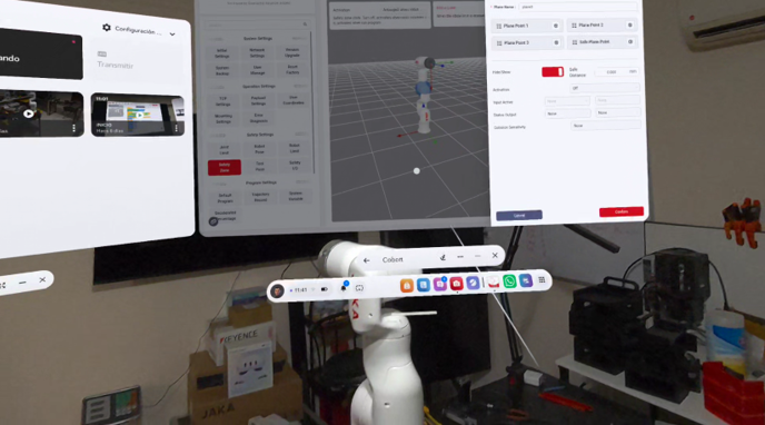 Visual industrial de automatización